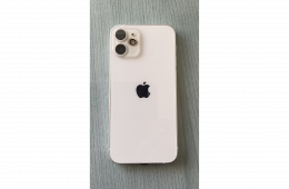 iPhone 12 mini, 64GB, white, MAKULÁTLAN, GYÁRI 93% akku