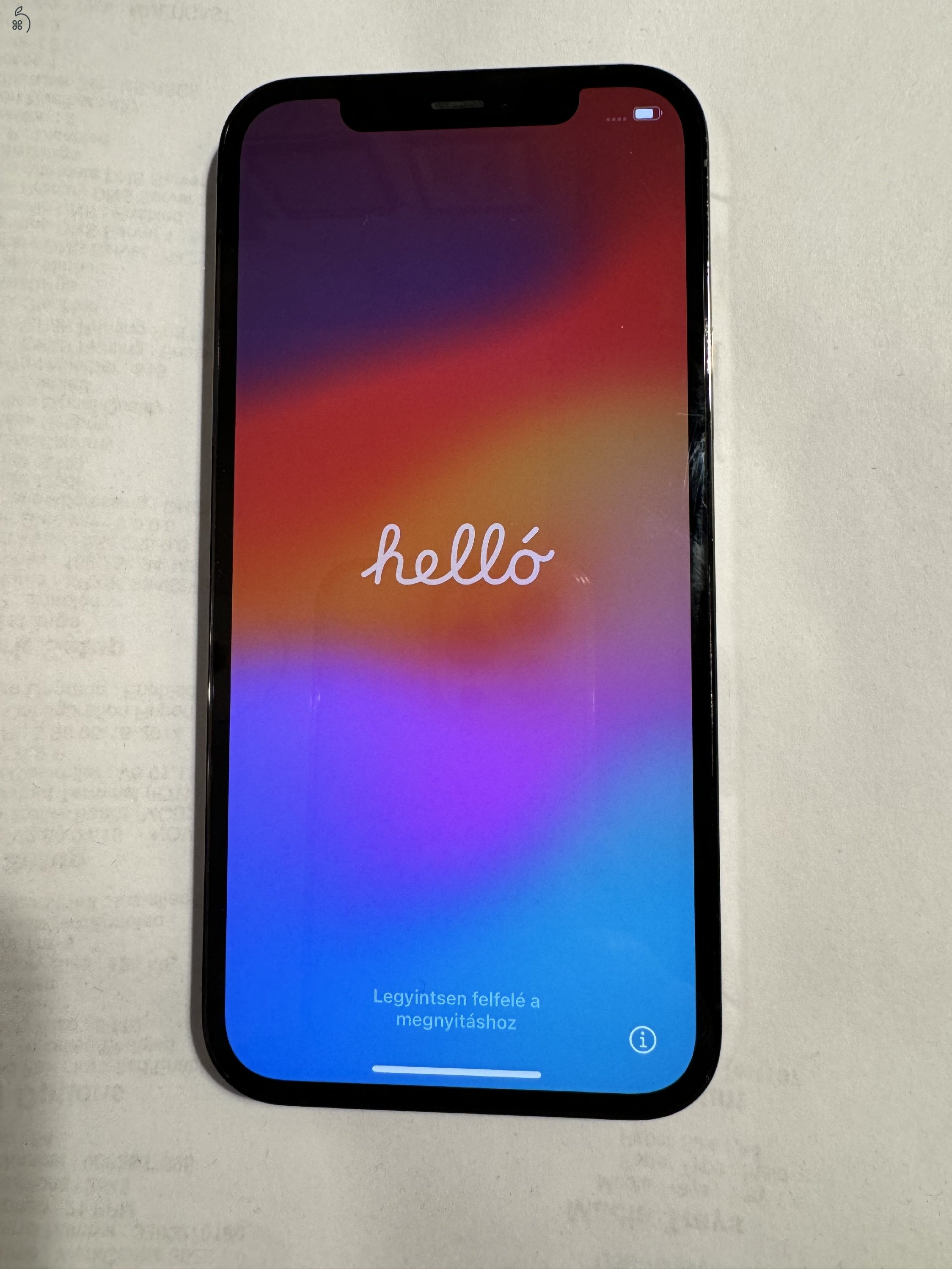 I phone 12 pro szurke 256 GB