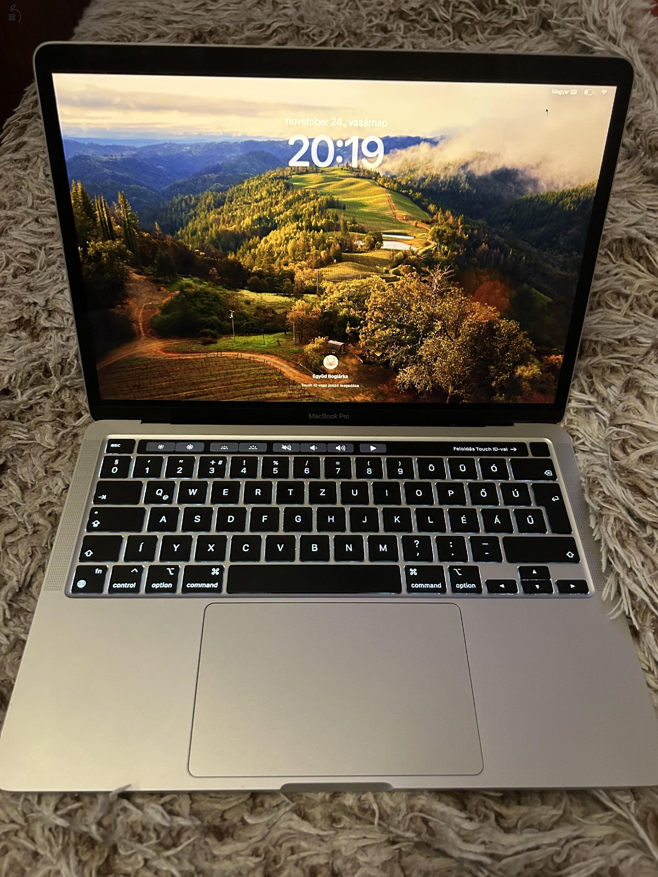 Apple MNEQ3 MacBook Pro M2 13,3 , 512GB, Ezüst