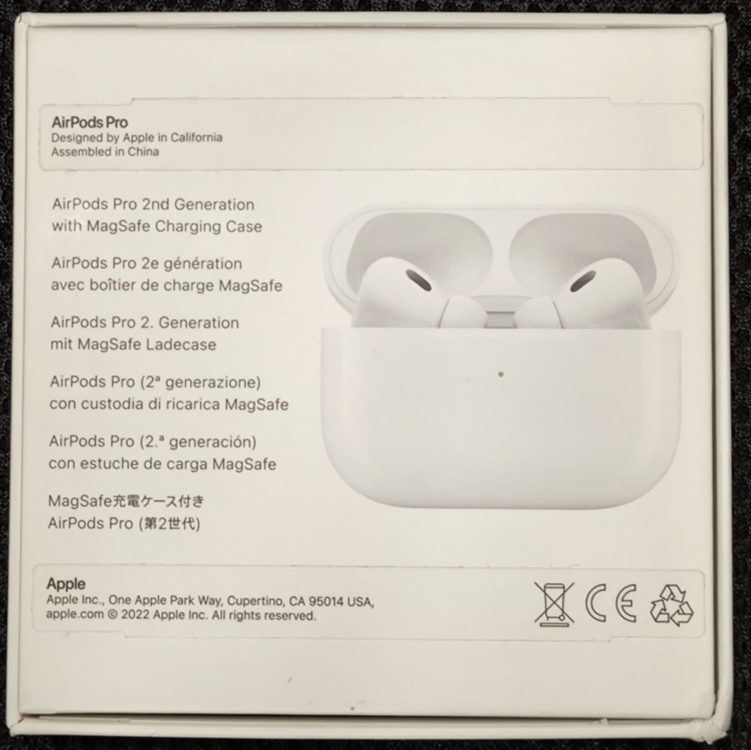 Airpods Pro (2. generációs) Magsafe-töltőtokkal (Lightning)