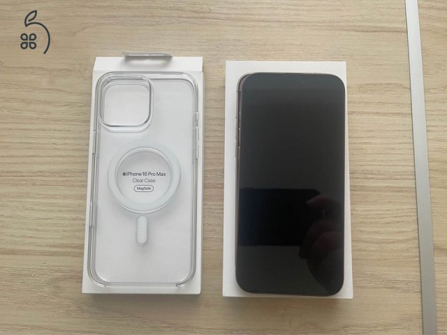 Iphone 16 pro max 256GB(Új csak kipróbálva volt)