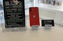 iPhone 12 Red 64GB Független Használt/1-3 hónap gar./Akku84%/p3860/