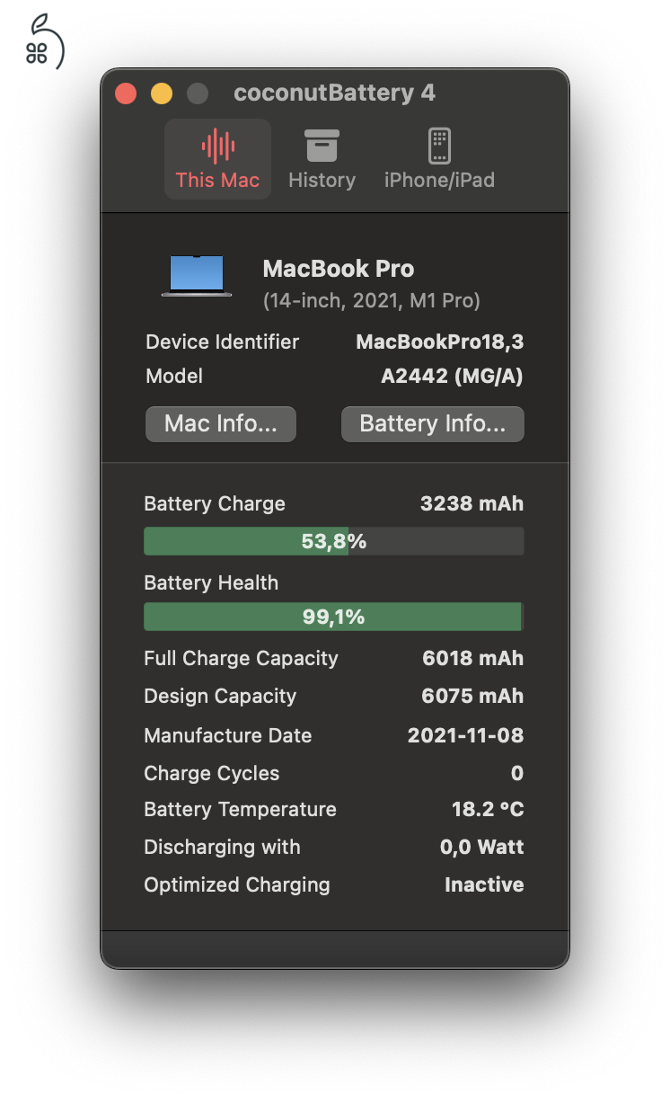 MacBook Pro 14' | M1 Pro | 16GB | 512GB