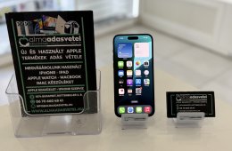 iPhone 15 Plus 128GB Független Újszerű/2027.10.08. gar./Akku 100%/p3862