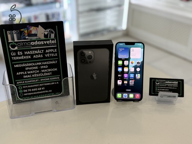 iPhone 13 Pro Max 128GB Független Hibátlan/1-3 hónap gar./Akku 98%/p3864