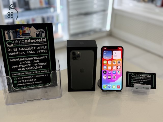 iPhone 11 Pro 64GB Yettel Használt/Új Akku 100%/1-3 hónap gar./p3866