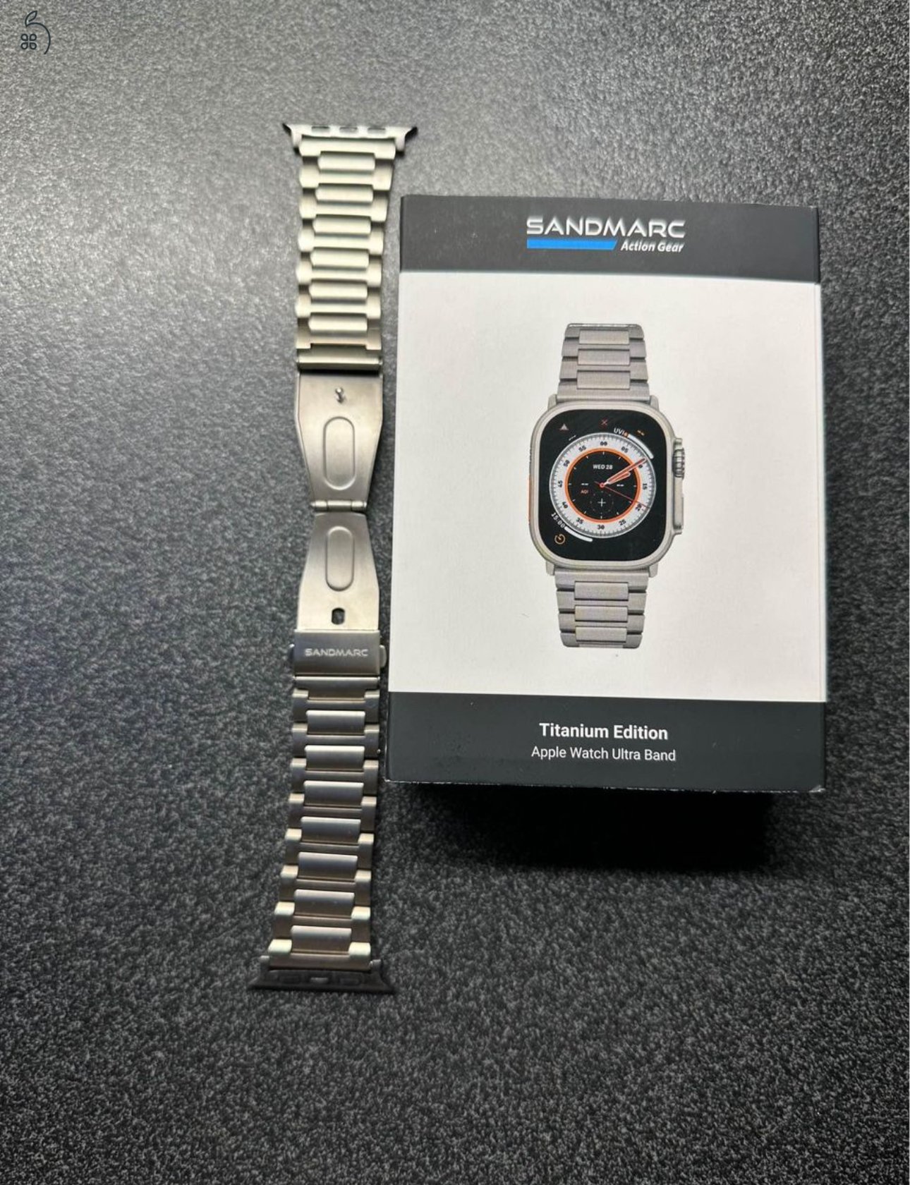 Sandmark titan grade 2 Apple watch ultra szíj 42/44/45/49mm