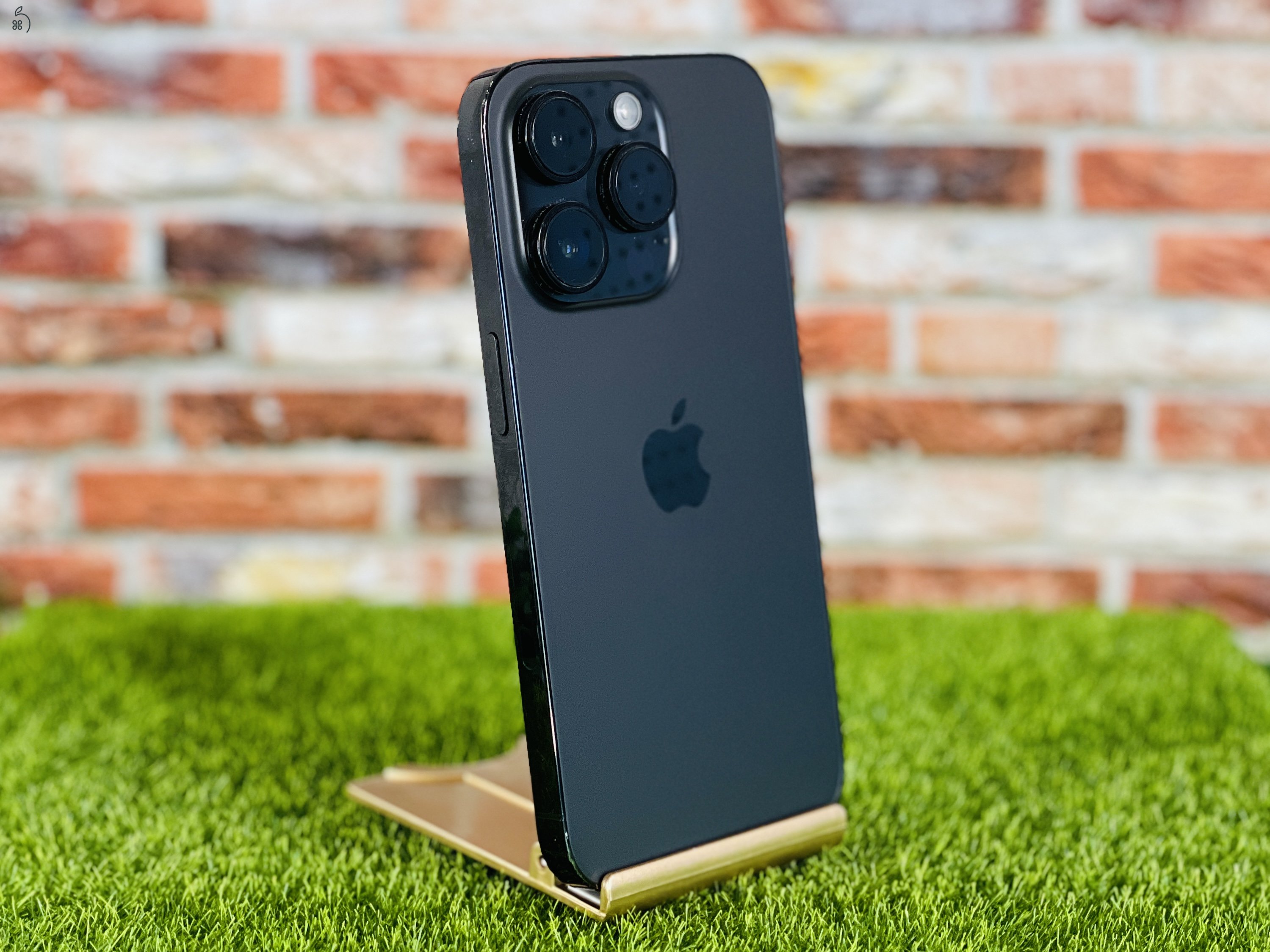 iPhone 14 Pro 128 GB Space Black szép állapotú - 12 HÓ GARANCIA - 012