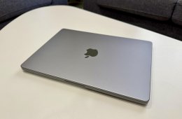 Eladó MacBook Pro 14 M1 (8C CPU, 14C GPU, 512 GB SSD, 16 GB, 95 ciklus)