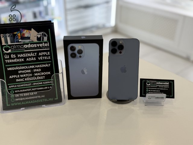 iPhone 13 Pro Max 128GB Független/Mint Az Új/1-3 hónap gar./p3874/