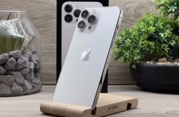 Hibátlan iPhone 13 Pro Max Silver 128GB 1 ÉV Garanciával Számlával 95% Akksi