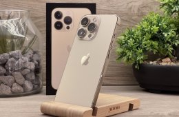 Hibátlan iPhone 13 Pro Gold 128GB 1 ÉV Garanciával Számlával 100% Akksi