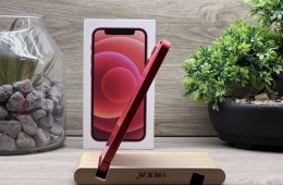 Hibátlan iPhone 12 Mini Red 64GB 1 ÉV Garanciával Számlával 100% Akksi