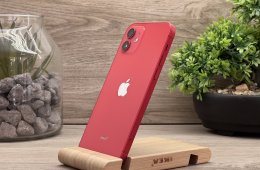 iPhone 12 Red 64GB 1 ÉV Garanciával Számlával 92% Akksi