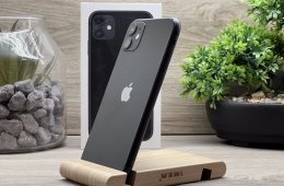 iPhone 11 Black 64GB 1 ÉV Garanciával Számlával 100% Akksi