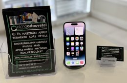 iPhone 14 Pro 128GB Független Használt/1-3 hónap gar./Akku 85%/p3875