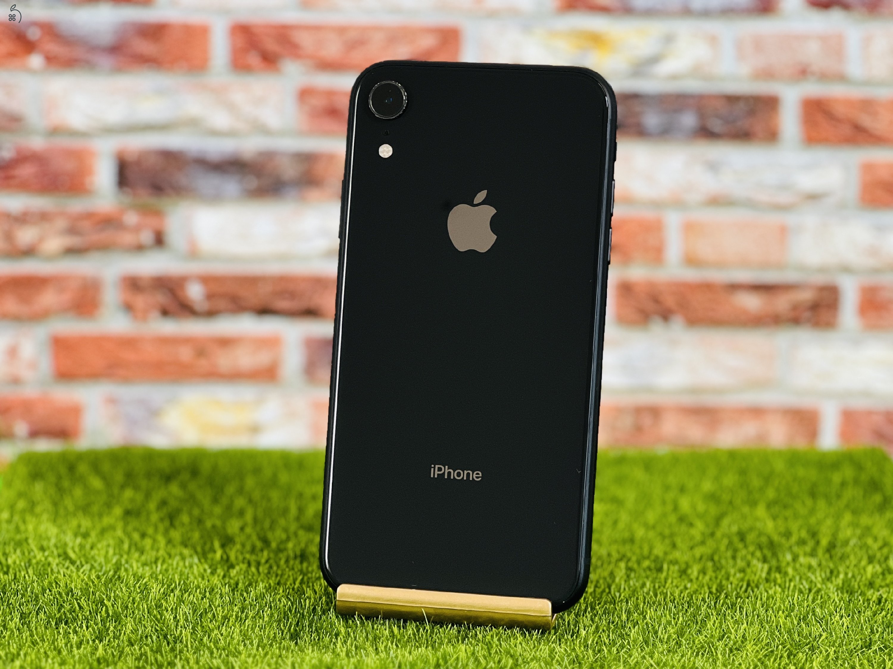 Felújított Renewd iPhone XR 64 GB Black 100% Akku szép állapotú - 12 HÓ GARANCIA - 044