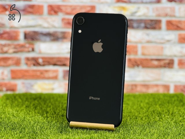 Felújított Renewd iPhone XR 64 GB Black 100% Akku szép állapotú - 12 HÓ GARANCIA - 044