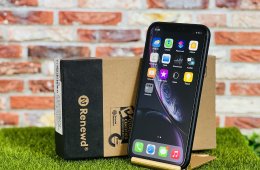 Felújított Renewd iPhone XR 64 GB Black 100% Akku szép állapotú - 12 HÓ GARANCIA - 044