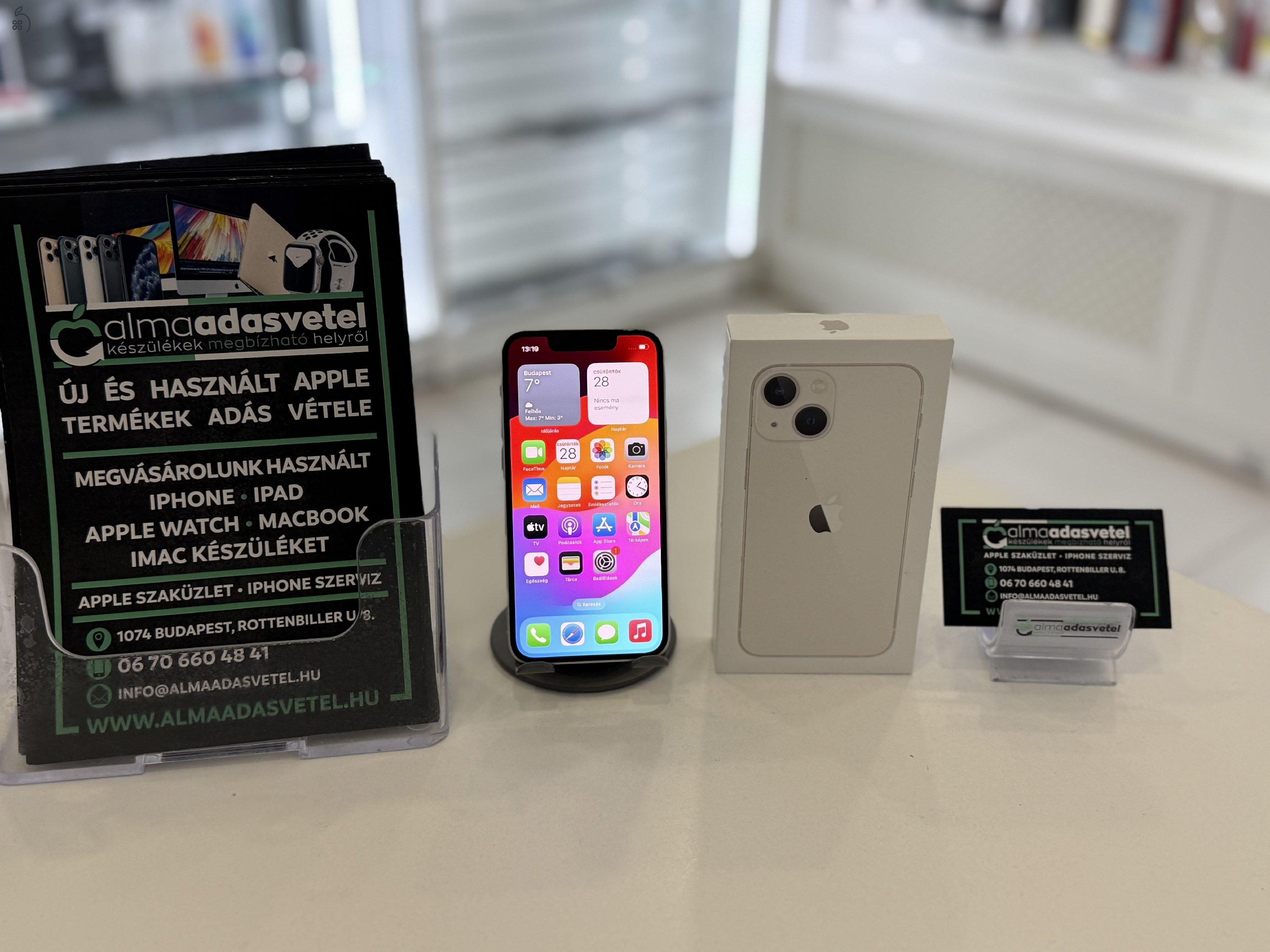 iPhone 13 Mini 128GB Független Újszerű/1-3 hónap gar./p3877