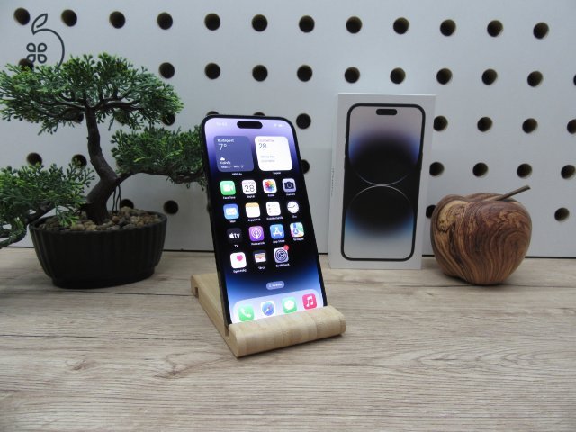 Apple iPhone 14 Pro Max - Space Black - Használt, karcmentes