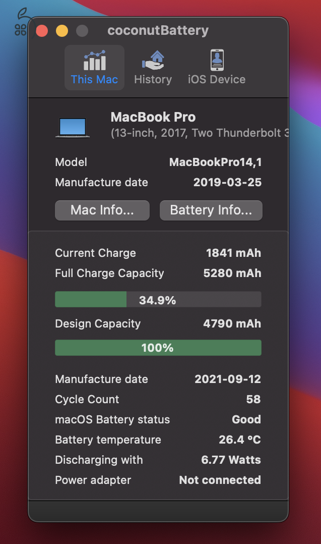 Macbook Pro 13” (2017) 