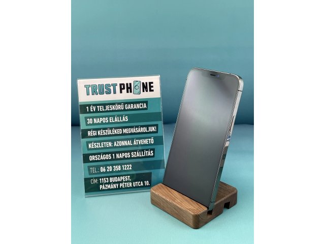 !! 1 ÉV GARANCIA !! iPhone 12 Pro Max Graphite 128 GB – TRT013 – 100% AKKU