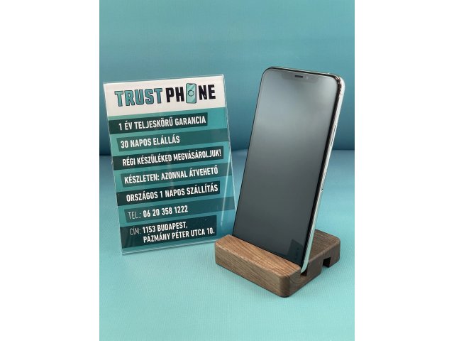 !! 1 ÉV GARANCIA !! iPhone 11 Pro Max Silver 64 GB – TRU8164 – 89% AKKU