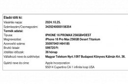 iPhone 16 Pro Max 256 Gb Desert - Apple Garancia 2025.10.24-ig