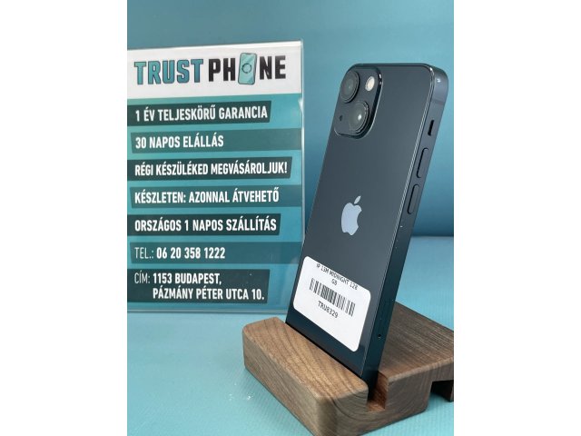 !! 1 ÉV GARANCIA !! iPhone 13 Mini Midnight 128 GB – TRU8329 – 100% AKKU