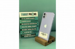 !! 1 ÉV GARANCIA !! iPhone 12 Purple 64 GB – TRU8135 – 100% AKKU