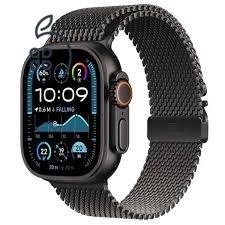 Apple Watch Ultra 2 GPS + Cellular 49mm Black / NATUR Titanium Black Milanese Loop - M