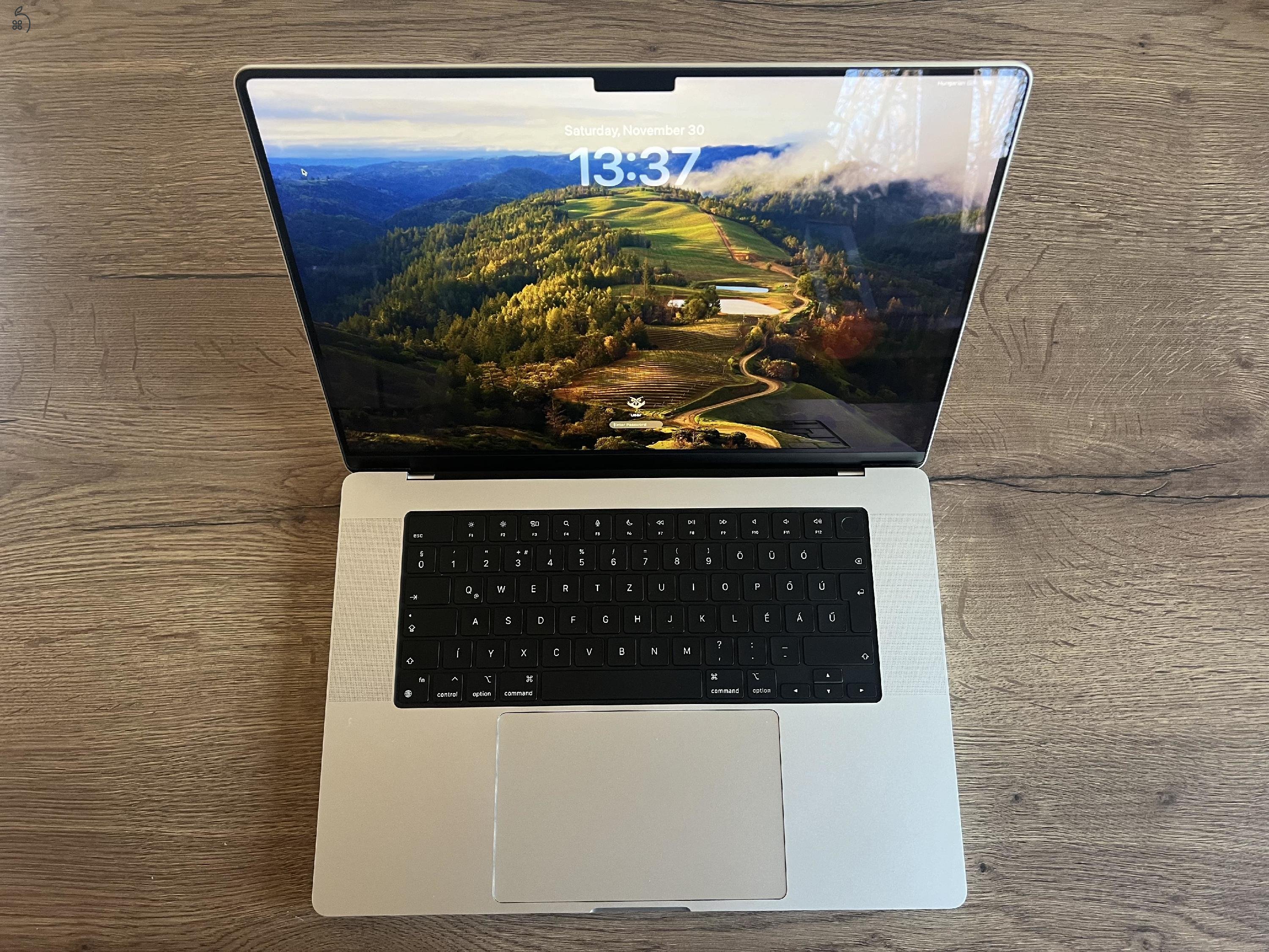 MacBook Pro Retina 16 M1 Pro / 10C CPU / 16C GPU / 1TB SSD/ 16 GB RAM / Magyar billentyűzet