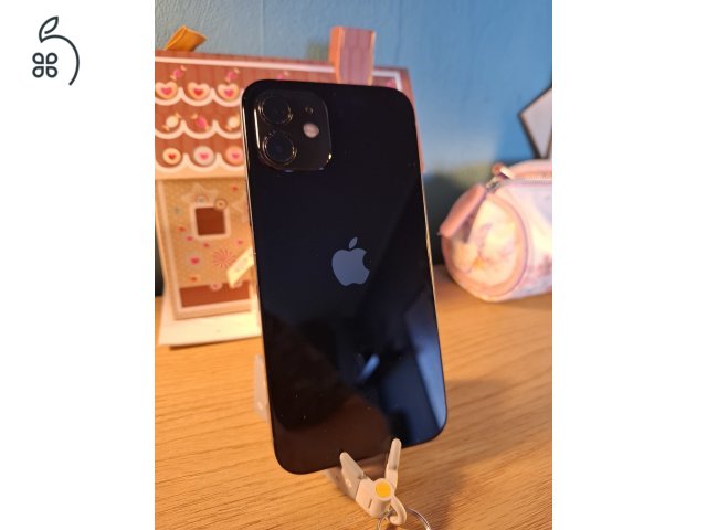 iPhone 12 64GB/Fekete - Jó állapotú