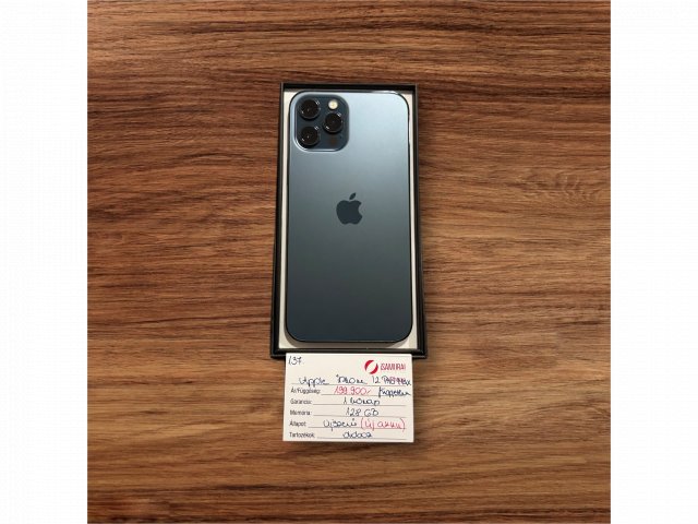 137. Apple iPhone 12 Pro Max - 128 GB - Óceánkék - Független - ÚJ AKKU