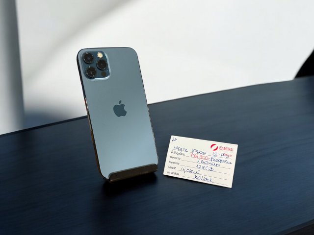 44. Apple iPhone 12 Pro - 128 GB - Óceánkék - Újszerű