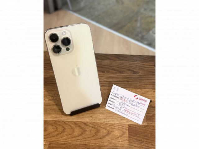 Apple iPhone 14 Pro Max - 128 GB - Arany - akku 100% ( 128. )