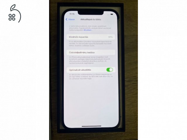 iPhone 12 Pro Max Gold 128GB Független Akku:91 % Csere ON !