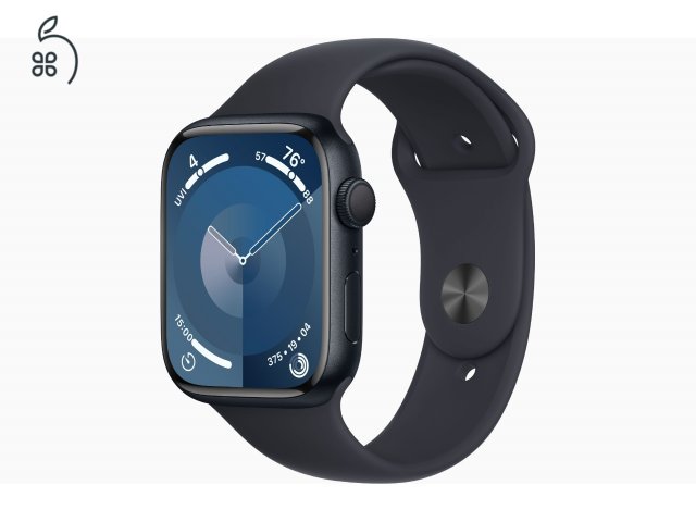 Apple Watch Series 9 Alu 45 Cellular Midnight - bontatlan - 1 év Apple garancia