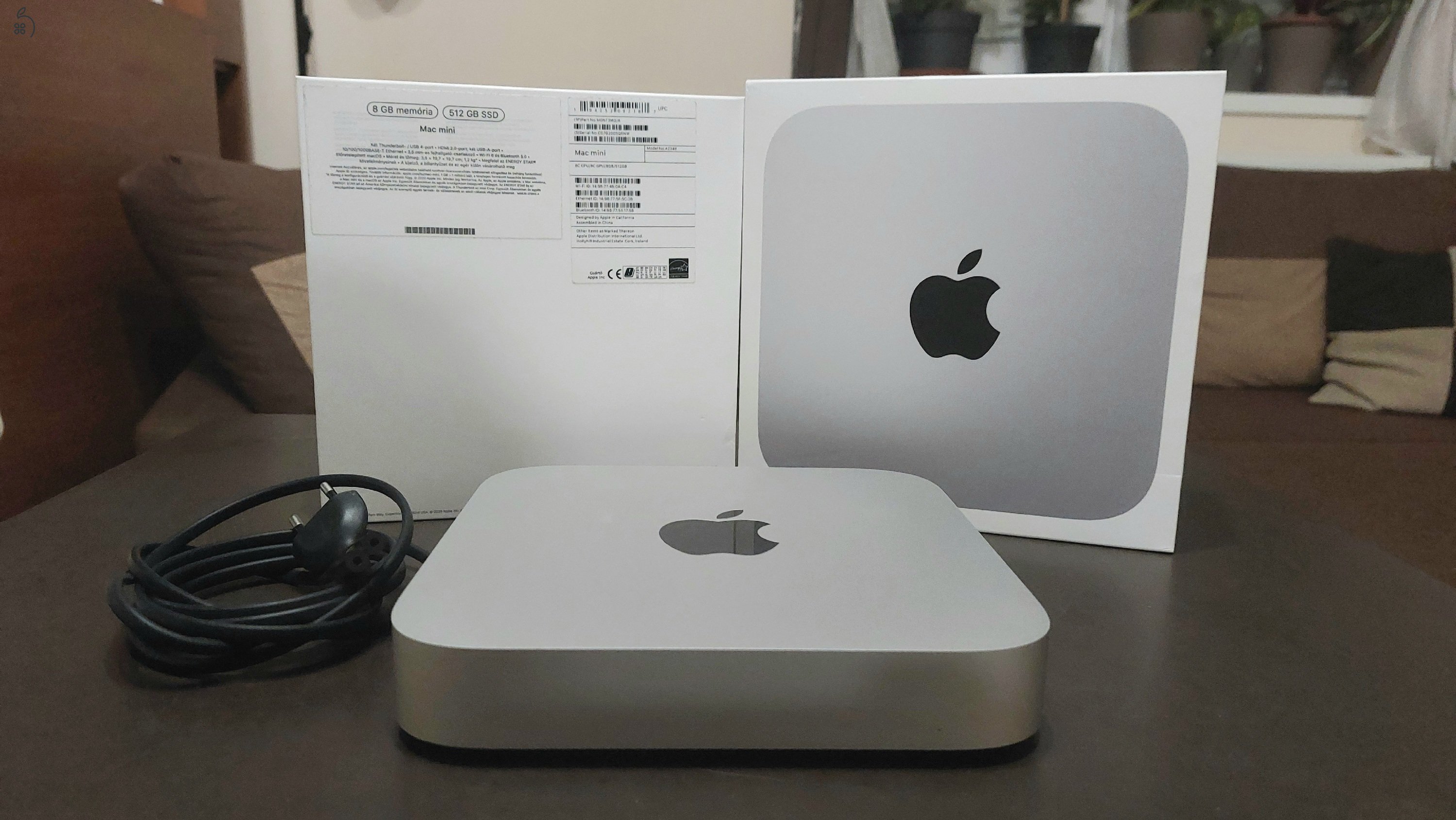 Apple Macmini M1 8GB memória/512 GB SSD