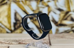 Apple Watch Series 7 ST 45mm Wifi+Cell A2478 Stainless Steel Graphite ST szép állapotú - 12 HÓ GARANCIA - 338