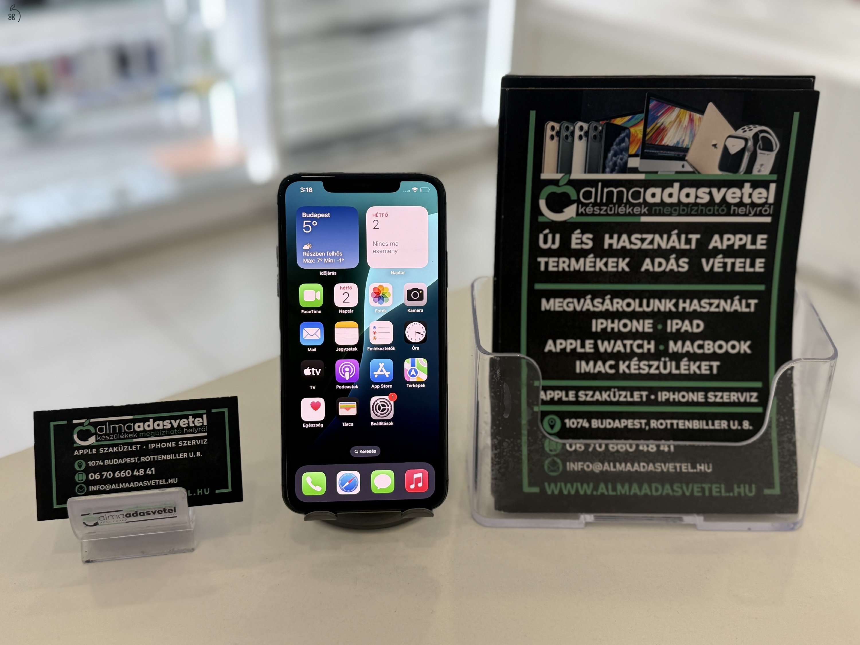 iPhone 11 Pro Max 256GB Független Újszerű/1-3 hónap gar./Akku 100%/p3885