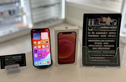 iPhone 12 64GB Red Független Újszerű/1-3 hónap gar./p3887