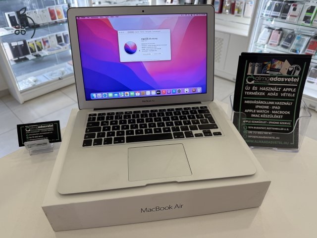 MacBook Air 2017 Újszerű/8GB/128ssd/1-3 hónap gar./Akku 88%/p3890