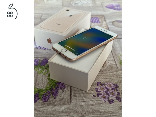 Apple iPhone 8 64Gb, Arany, Kártyafüggetlen, Gyári állapotú