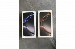 Iphone 16 Pro max 1 TB. Új! Bontatlan , kártyafüggetlen(eSIM), Applestoreból