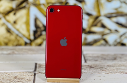 iPhone SE (2020) 128 GB PRODUCT RED szép állapotú - 12 HÓ GARANCIA