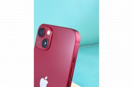 !! 1 ÉV GARANCIA !! iPhone 13 Mini PRODUCT RED 128 GB – TRU8303 – 100% AKKU