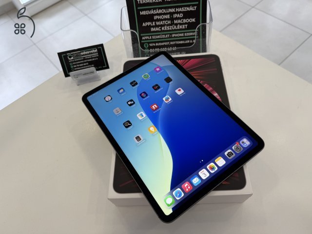 iPad Pro 11” M1 128GB Cellular Fekete/1-3 hónap gar./Akku 89%/p3894