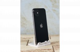 iPhone 11 128 GB Black 100% akku szép állapotú - 12 HÓ GARANCIA - 428